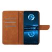 OPPO A5x 4G/5G Global Brown Embossed Leather Phone Case - 3