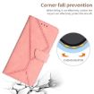 OPPO A5 5G Pink Embossed Leather Phone Case - Global Stitching - 5