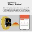 SPOVAN H6 Smart Watch 1.83" TFT, Bluetooth Call, Blood Oxygen, Yellow - 8