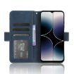 Ulefone Note 16 Pro Blue Leather Phone Case with Card Slots - 5