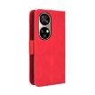 Ulefone Note 17 Pro Red Leather Phone Case with Card Slots - 3