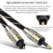 10m EMK OD6.0mm Square to Round Port Set-top Box Optical Audio Cable - 7