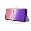 OPPO A5x 4G/5G Global Diamond Texture Leather Case - White - 5