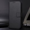 OPPO A5x 4G/5G Global Leather Phone Case - Black Diamond Texture - 2