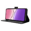 OPPO A5x 4G/5G Global Leather Phone Case - Black Diamond Texture - 5