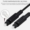 10m EMK OD4.0mm Square to Square Digital Audio Optical Cable (Black) - 8
