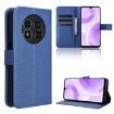 Ulefone Note 15 Blue Leather Phone Case - Diamond Texture Cover - 1