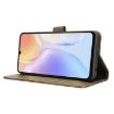 Ulefone Note 20 Pro Brown Leather Phone Case with Diamond Texture - 5
