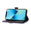 For Honor 400 Pro Blue Crazy Horse Leather Phone Case 160.8mm Global - 7