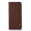 For Honor 400 Pro Global Leather Phone Case - Brown Cowhide Nappa  - 2