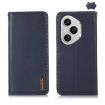 For Honor 400 Pro Global Blue Leather Phone Case - KHAZNEH Nappa Cowhide - 1