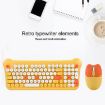 QW05 Pink Mixed Color 2.4G Wireless Keyboard Mouse Set Portable - 4