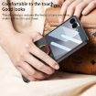 Samsung Galaxy Z Flip7 5G Pink Shockproof Case with Ring Wrist Strap - 5