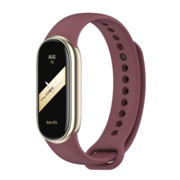 Xiaomi Mi Band 8/9 Mijobs Wine Red Silicone Watch Band - 1