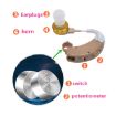 KAIXINWEI F-136 Earhook Hearing Aid Sound Amplifier DC1.5V Khaki - 5