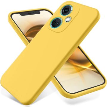 OnePlus Nord CE 3 Yellow Liquid Silicone Shockproof Phone Case - 1