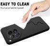 OnePlus 12 Black Liquid Silicone Shockproof Phone Case - 6