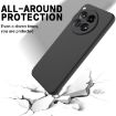 OnePlus 12R/Ace 3 5G Black Liquid Silicone Shockproof Phone Case - 3