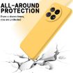 OnePlus 12R/Ace 3 5G Yellow Liquid Silicone Shockproof Phone Case - 3