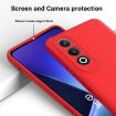 OnePlus Nord CE4 Red Liquid Silicone Shockproof Phone Case - 4