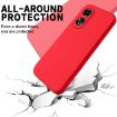 For Honor X5 Plus Red Liquid Silicone Dropproof Full Coverage Case - 4