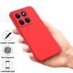 For Honor X8b Red Liquid Silicone Dropproof Full Coverage Phone Case - 4
