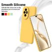 For Honor 200 Yellow Liquid Silicone Dropproof Full Coverage Phone Case - 3