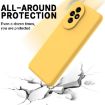 For Honor 200 Yellow Liquid Silicone Dropproof Full Coverage Phone Case - 5
