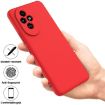 For Honor 200 Pro Red Liquid Silicone Dropproof Full Coverage Case - 2