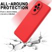 For Honor 200 Pro Red Liquid Silicone Dropproof Full Coverage Case - 5