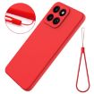 For Honor 200 Red Liquid Silicone Dropproof Full Coverage Phone Case - 6