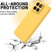 For Honor X7c/Play 200 Plus Yellow Liquid Silicone Dropproof Phone Case - 5