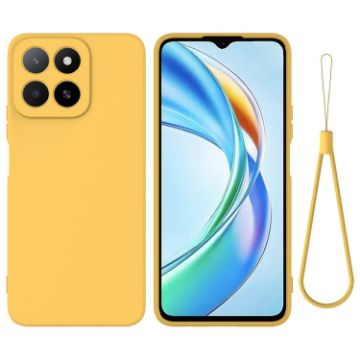 For Honor X5b/X5b Plus Yellow Silicone Dropproof Full Coverage Case - 1