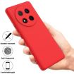 For Honor X9c/X60 Pro 5G Red Liquid Silicone Dropproof Phone Case - 2