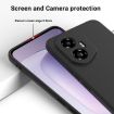 For Honor 300 Black Liquid Silicone Dropproof Full Coverage Phone Case - 4