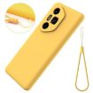 For Honor 300 Ultra/Pro Yellow Liquid Silicone Dropproof Phone Case - 7