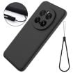 For Honor Magic7 Pro Black Liquid Silicone Dropproof Phone Case - 7