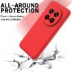 For Honor Magic7 Pro Red Liquid Silicone Dropproof Phone Case - 5