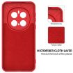 For Honor Magic7 Pro Red Liquid Silicone Dropproof Phone Case - 6