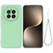 For Honor Magic7 Green Liquid Silicone Dropproof Full Coverage Case - 1