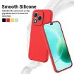For Honor 400 Lite Red Liquid Silicone Dropproof Phone Case Global - 3