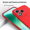 For Honor 400 Lite Red Liquid Silicone Dropproof Phone Case Global - 4