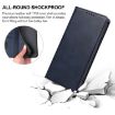 Xiaomi 14 Ultra Blue Leather Phone Case with Magnetic Closure - 5