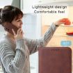 Xiaomi 14 Ultra Brown Leather Phone Case with Magnetic Closure - 6