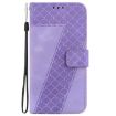 Tecno Spark 30 4G Embossed Leather Phone Case - Purple - 3