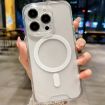 iPhone 15 MagSafe Acrylic TPU Case - Transparent Hybrid Cover - 2