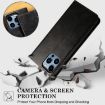 OnePlus 13s 5G Black Leather Phone Case - Oil Wax Crazy Horse Texture - 8