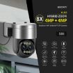 ESCAM G03 2x4MP Dual Lens 8X Zoom WiFi Camera with Two-way Voice (AU Plug) - 5