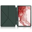 Samsung Galaxy Tab S9+ Dark Green Cloth Texture Leather Case - 2