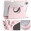 iPad Pro 13 2024 Sand Pink 360 Rotation Detachable Leather Case - 3